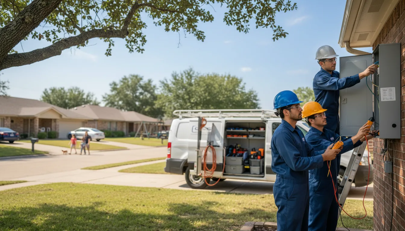Certified electrician providing emergency electrical services in Knox City, MO